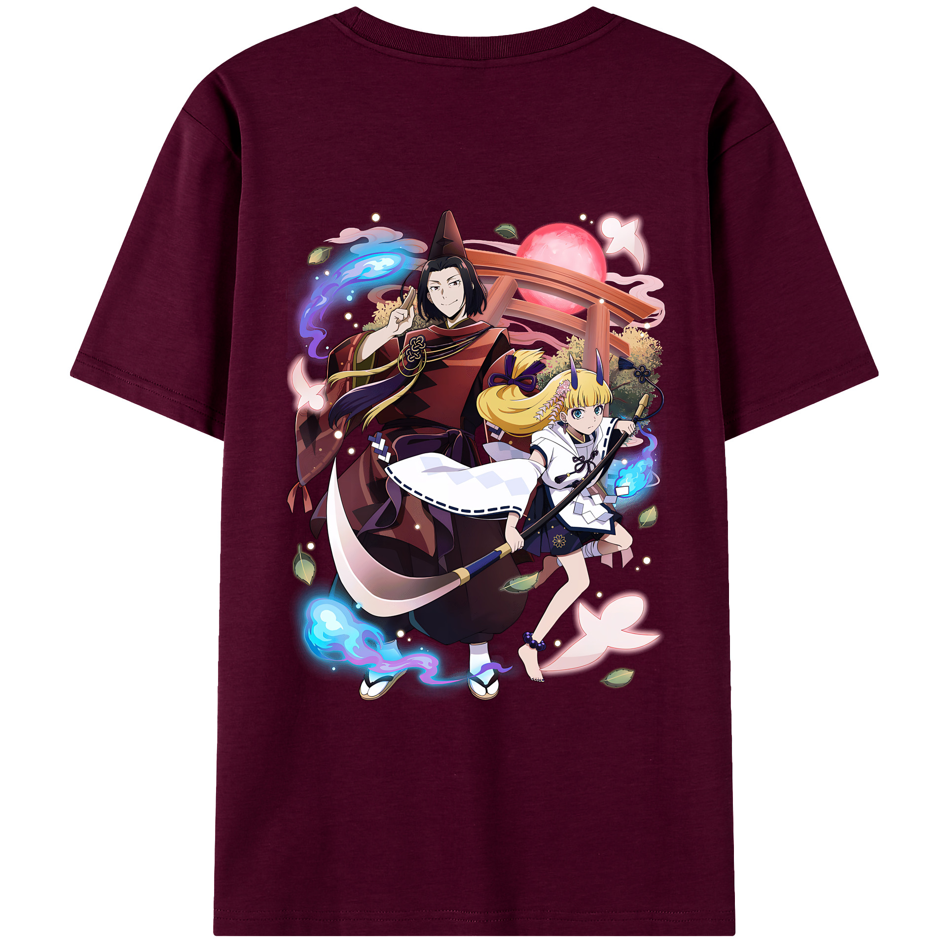 （画像用） 文豪ストレイドッグス Bungo Stray Dogs レディース半袖Tシャツ(バックプリント)